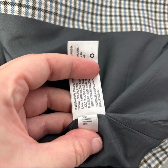 A New Day NWT Women's Blazer Plaid Button 2 Pocket XL Career Office Workwear - Picture 7 of 10